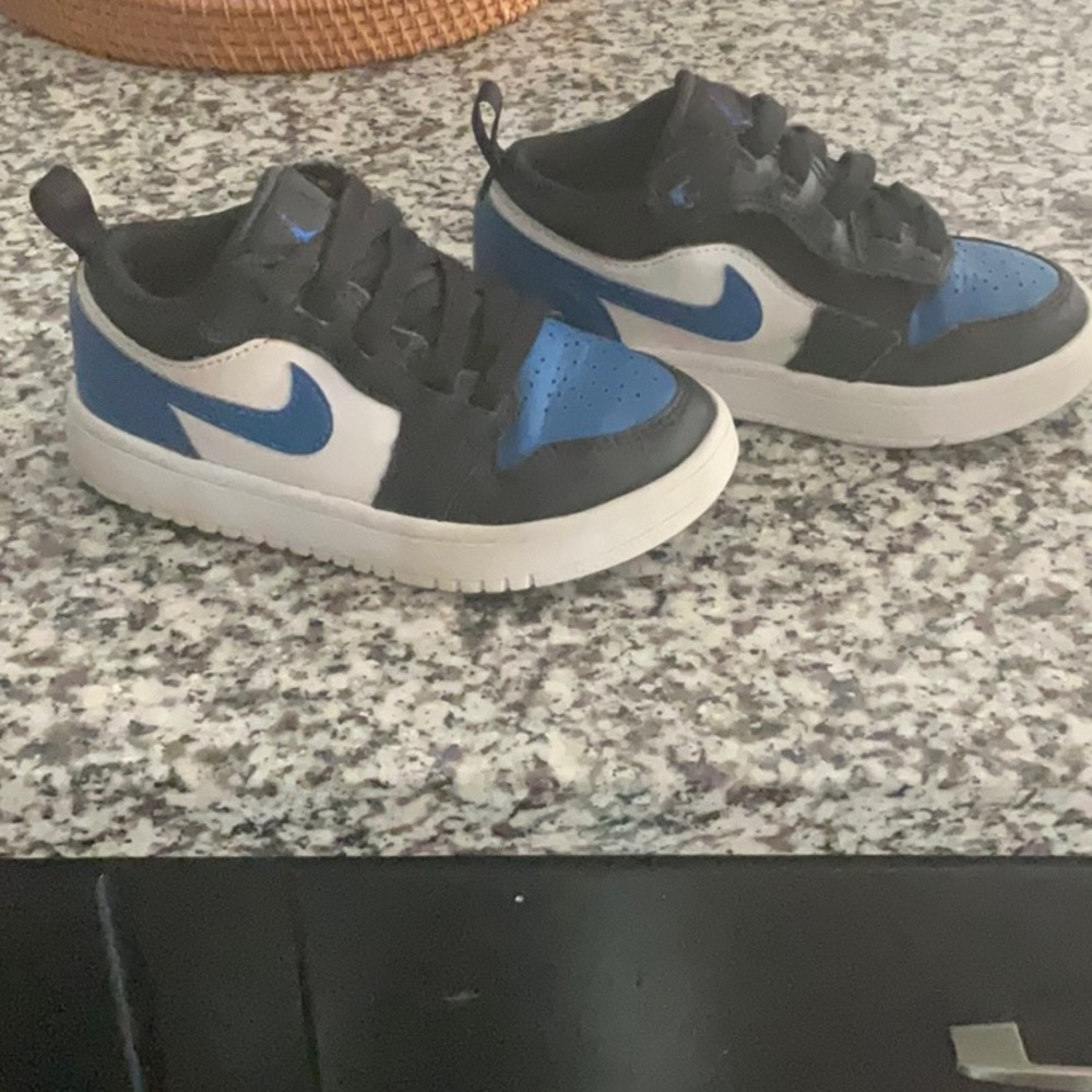 Jordan Kids Sneakers Black and Blue